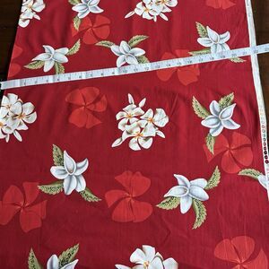 Hawaiian Fabric Hibiscus Cotton Fabric Tropical Fabric Hoffman BBTC939 2yd x 45"